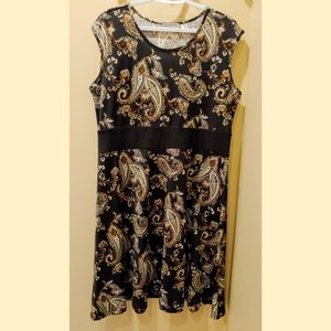 Laura Paisley Multi Coloured Sleeveless Dress